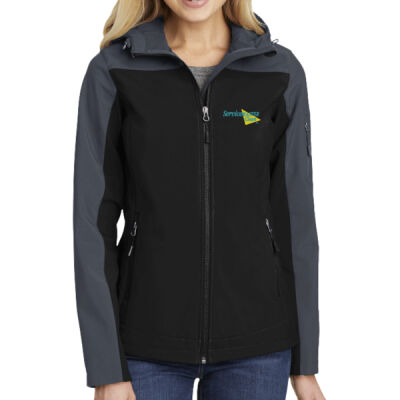 Ladies hooded Core Soft Shell Jacket Thumbnail