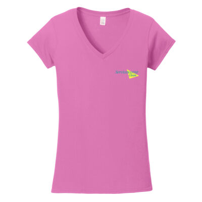 Gildan Softstyle Junior Fit T-Shirt V Neck Thumbnail