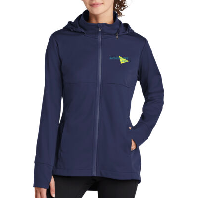 Ladies Hooded Soft Shell Jacket  Thumbnail