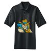 Heavyweight Cotton Pique Polo with Pocket Thumbnail