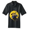 Heavyweight Cotton Pique Polo with Pocket Thumbnail