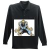 Long Sleeve Silk Touch Polo with Pocket Thumbnail