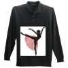Long Sleeve Silk Touch Polo with Pocket Thumbnail