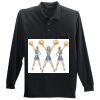 Long Sleeve Silk Touch Polo with Pocket Thumbnail