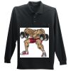 Long Sleeve Silk Touch Polo with Pocket Thumbnail
