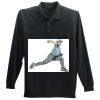 Long Sleeve Silk Touch Polo with Pocket Thumbnail