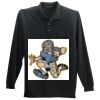 Long Sleeve Silk Touch Polo with Pocket Thumbnail