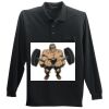 Long Sleeve Silk Touch Polo with Pocket Thumbnail