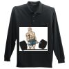 Long Sleeve Silk Touch Polo with Pocket Thumbnail
