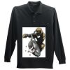 Long Sleeve Silk Touch Polo with Pocket Thumbnail