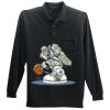 Long Sleeve Silk Touch Polo with Pocket Thumbnail