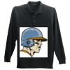 Long Sleeve Silk Touch Polo with Pocket Thumbnail