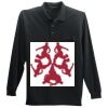 Long Sleeve Silk Touch Polo with Pocket Thumbnail