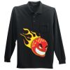 Long Sleeve Silk Touch Polo with Pocket Thumbnail