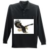 Long Sleeve Silk Touch Polo with Pocket Thumbnail