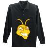 Long Sleeve Silk Touch Polo with Pocket Thumbnail