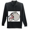 Long Sleeve Silk Touch Polo with Pocket Thumbnail