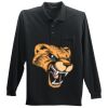 Long Sleeve Silk Touch Polo with Pocket Thumbnail