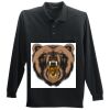 Long Sleeve Silk Touch Polo with Pocket Thumbnail