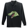 Long Sleeve Silk Touch Polo with Pocket Thumbnail