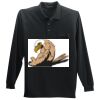 Long Sleeve Silk Touch Polo with Pocket Thumbnail