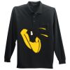 Long Sleeve Silk Touch Polo with Pocket Thumbnail