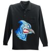 Long Sleeve Silk Touch Polo with Pocket Thumbnail
