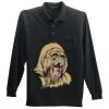 Long Sleeve Silk Touch Polo with Pocket Thumbnail