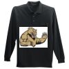 Long Sleeve Silk Touch Polo with Pocket Thumbnail