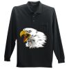 Long Sleeve Silk Touch Polo with Pocket Thumbnail