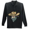 Long Sleeve Silk Touch Polo with Pocket Thumbnail
