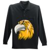 Long Sleeve Silk Touch Polo with Pocket Thumbnail