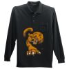 Long Sleeve Silk Touch Polo with Pocket Thumbnail