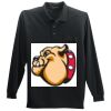 Long Sleeve Silk Touch Polo with Pocket Thumbnail