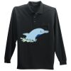Long Sleeve Silk Touch Polo with Pocket Thumbnail