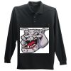 Long Sleeve Silk Touch Polo with Pocket Thumbnail