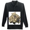 Long Sleeve Silk Touch Polo with Pocket Thumbnail