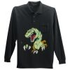 Long Sleeve Silk Touch Polo with Pocket Thumbnail