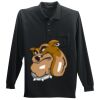Long Sleeve Silk Touch Polo with Pocket Thumbnail