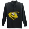 Long Sleeve Silk Touch Polo with Pocket Thumbnail