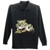 Long Sleeve Silk Touch Polo with Pocket Thumbnail