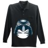 Long Sleeve Silk Touch Polo with Pocket Thumbnail