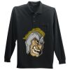 Long Sleeve Silk Touch Polo with Pocket Thumbnail