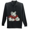 Long Sleeve Silk Touch Polo with Pocket Thumbnail