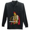 Long Sleeve Silk Touch Polo with Pocket Thumbnail