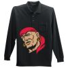 Long Sleeve Silk Touch Polo with Pocket Thumbnail