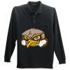 Long Sleeve Silk Touch Polo with Pocket Thumbnail