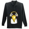 Long Sleeve Silk Touch Polo with Pocket Thumbnail