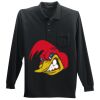 Long Sleeve Silk Touch Polo with Pocket Thumbnail