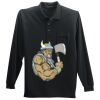 Long Sleeve Silk Touch Polo with Pocket Thumbnail